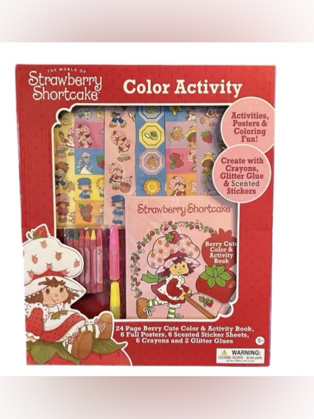 Strawberry Shortcake Giant Color Activity Set Full Size Posters Scented Stickers